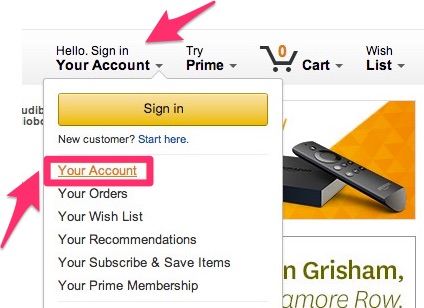 How to share your amazon profile